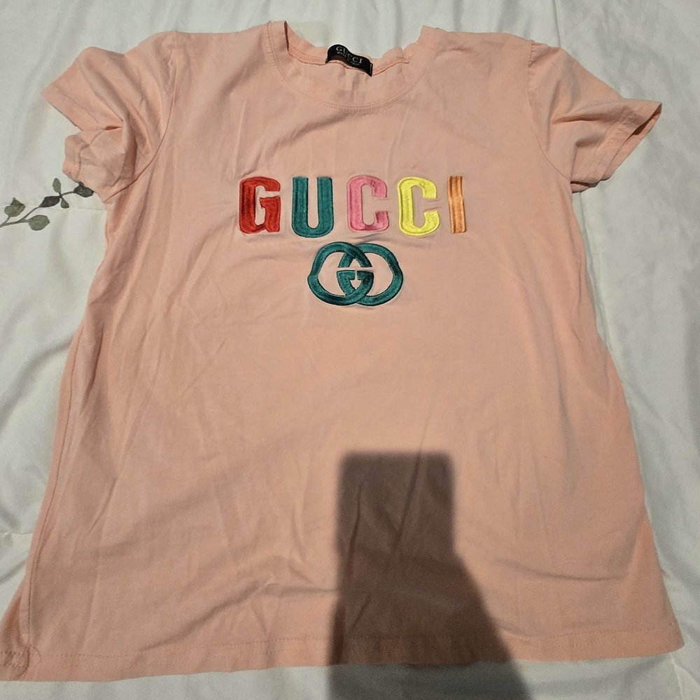 Gucci Pink Logo T-Shirt